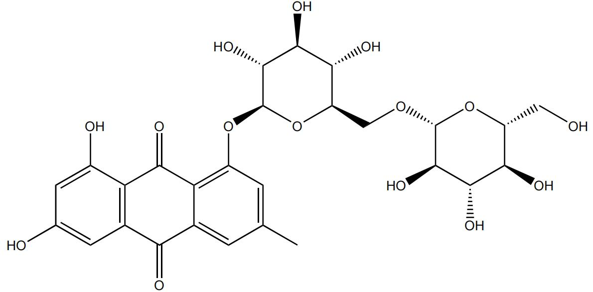 大黃素-1-O-β-龍膽二糖苷 | CAS No.849789-95-3